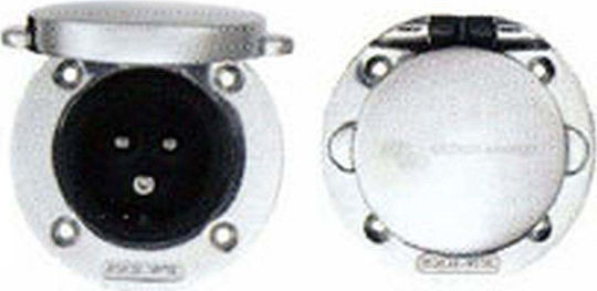 Eval Boat socket Inox 16A