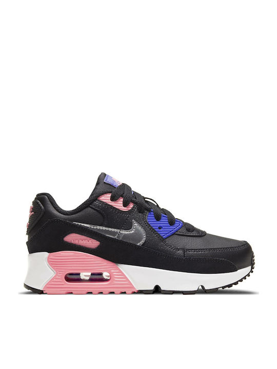 Air Max 90 Детски маратонки Low Черно / Металическо Сребро