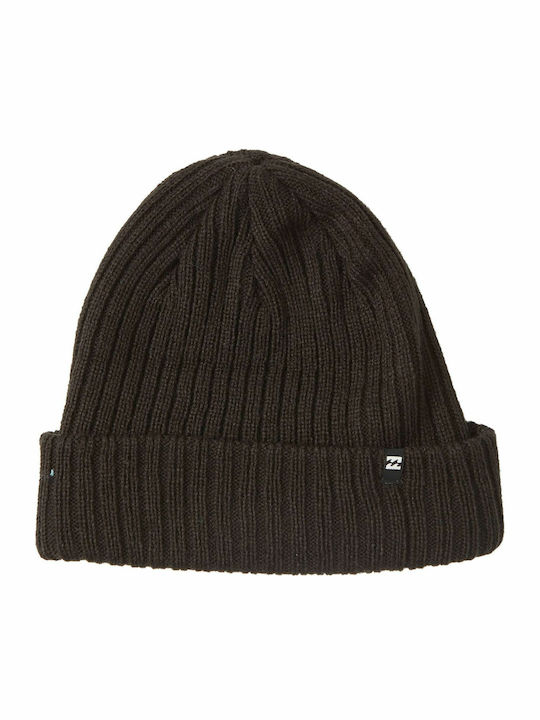 Arcade Beanie Ανδρικός Σκούφος με Rib Πλέξη σε Μαύρο χρώμα