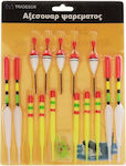 Tradesor 309229 Float Fishing Set 15pcs 30229