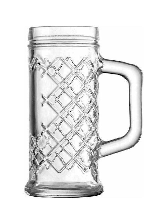 Uniglass Glas Bier, μπίρας aus Glas 500ml 1Stück