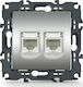 Aca Prime Doppelter in Silber Farbe 1000113103