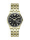 Versace Aiakos Watch Battery with Gold Metal Bracelet