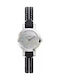 Timex Watch with Black Leather Strap