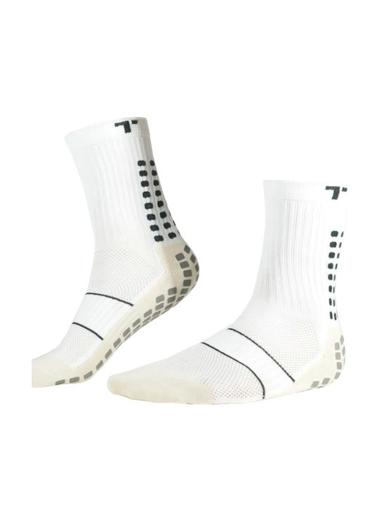 Trusox Thin Soccer Socks White