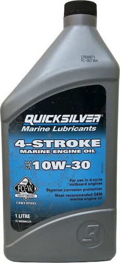 Quicksilver 10W-30 Λάδι Σκάφους 4T Λάδι για Τετράχρονους Κινητήρες 10W-30 1lt 1lt