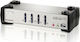 Aten CS1734B-AT-G Comutator KVM și de Date cu Audio USB USB 2.0 VGA