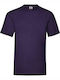 Fruit of the Loom Valueweight Τ Men's Short Sleeve Promotional T-Shirt Purple