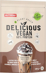 Nutrend Delicious Vegan Protein Chocolate Hazelnut 450gr Nutrend Delicious Vegan Protein Chocolate Hazelnut 450gr