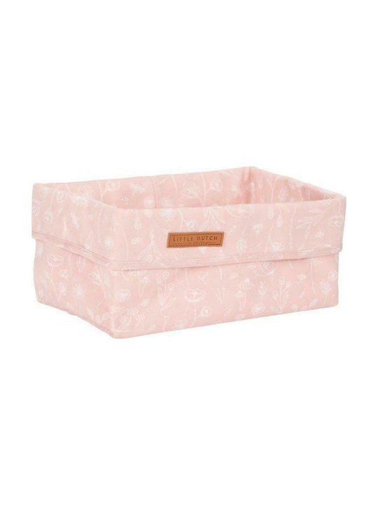 Little Dutch Nursery Storage Basket Little Goose Rectangle Pink 1pcs