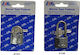 Eval Steel Padlock Brass with Key Naval Type 40mm 1pcs