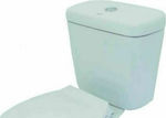 Huida Rea Wandmontiert Porzellan Toiletten-Spülung Rechteckig Weiß