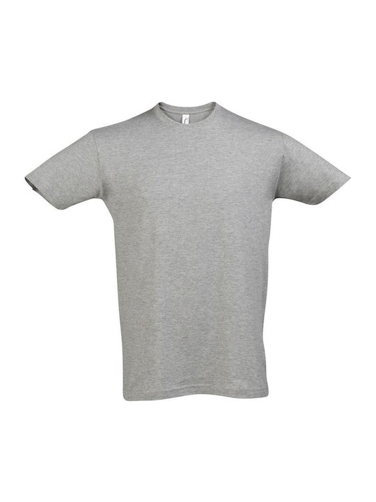 Sol's Regent Ανδρικό Διαφημιστικό T-shirt Κοντομάνικο Grey Melange Sol's Regent Ανδρικό Διαφημιστικό T-shirt Κοντομάνικο Grey Melange