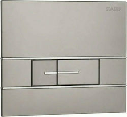 Tema Tema Dual Flush Flush Plate Matte Chrome