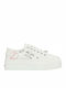 Rhea Damen Flatforms Sneakers Weiß