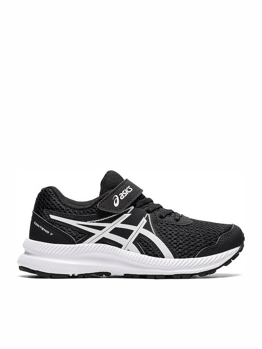 Contend 7 PS Kinder Sportschuhe Laufen mit Bügel- und Schleifenverschluss Schwarz