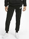 Puma Essential Men's Sweatpants with Rubber Black