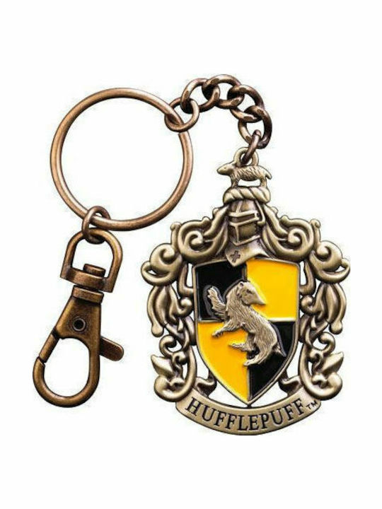 The Noble Collection Μπρελόκ Noble Collection Hufflepuff Μεταλλικό Κίτρινο