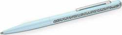 Swarovski Crystal Shimmer Pen Ballpoint with Light Blue Ink Light Blue