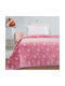 Beauty Home Blanket Fleece Art Glowing Pink 160x220cm