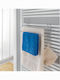 Metaltex Radius Επιτοίχια Ραφιέρα Μπάνιου Μεταλλική 30x13x25cm Γκρι