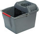 Trust Mop Bucket with Squeezer Plastic Capacity 14lt Gray