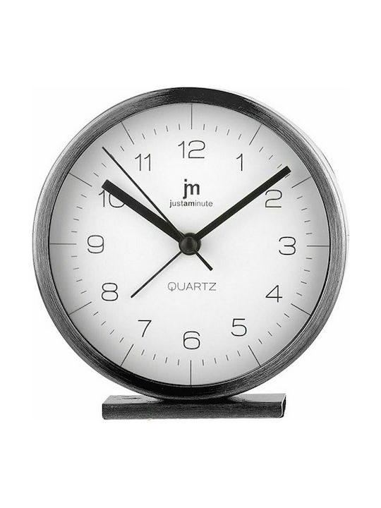 Justaminute Tabletop Clock with Alarm Grey JA7080G