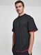 Urban Classics Ανδρικό T-shirt Black / Red Μονόχρωμο