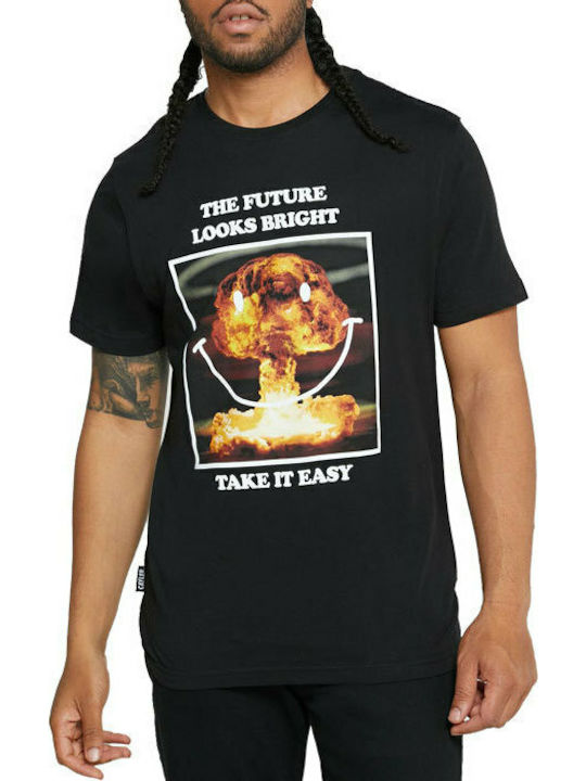 Cayler & Sons Bright Future T-shirt Bărbătesc cu Mânecă Scurtă Negru