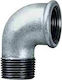 Atusa Pipe Elbow Fitting Galvanized 1" Male/Female 09205005