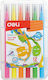 Deli Washable Drawing Markers Set 12 Colors