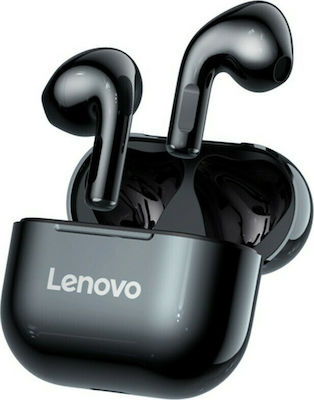 Lenovo LivePods LP40 Earbud Bluetooth Handsfree Headphone Sweat Resistant and Charging Case Black