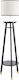 Elmark Floor Lamp H185xW60cm. with Socket for Bulb E27 Black