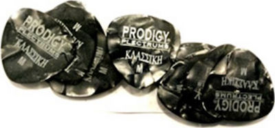 Prodigy Bouzouki Picks Κλασσική Medium Black Pearl Thickness 0.71mm Set 12pcs