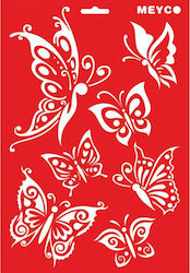 Meyco Stencil Designs Butterflies