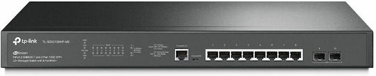 TP-LINK TL-SG3210XHP-M2 v1 Managed L2 PoE+ Switch με 8 Θύρες Ethernet και 2 SFP Θύρες