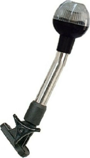 Eval Eval Boat Lighting with Pole Collapsible Perimeter Light with Pole Black Shell 24cm 01320-B