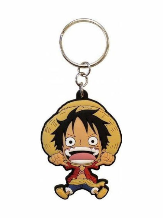 Abysse Keychain Luffy Plastic Red