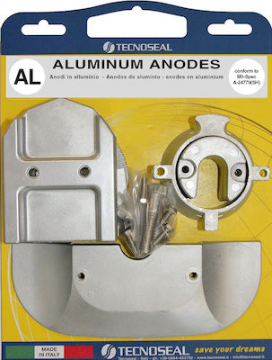 Eval Boat Hull Anode Aluminum Anode Kit for Mercury Alpha One Generation 2