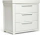 Franklin Baby Dresser with 3 Drawers White Wash 89x52x95cm