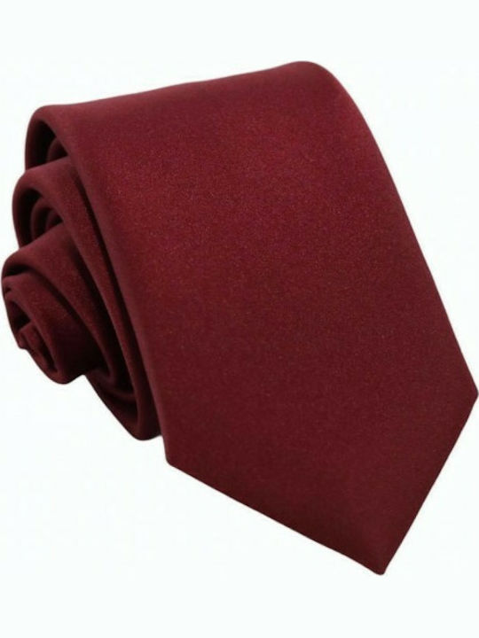 Krawatte Bordeaux Monochrom 6/7.5/8cm.