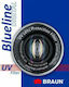 Braun Phototechnik BlueLine Digital Filter UV Durchmesser 46mm für Kameraobjektive