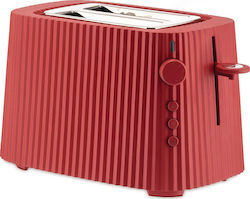 Alessi MDL08 R Toaster 2 Slots 850W Red