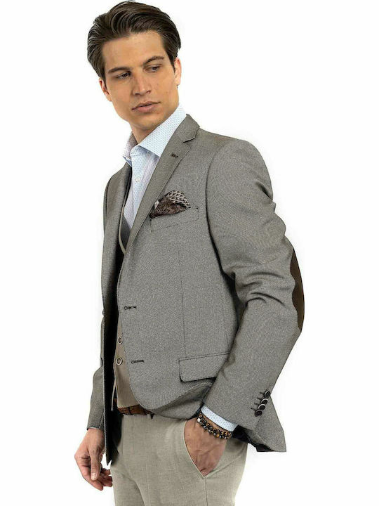 Fragosto Slim Fit Blazer - Brown