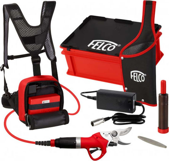 Felco 812 and Power Pack Pruning Shears Battery 36V 1x3.1Ah with Maximum Cutting Diameter 35mm