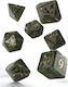Q Workshop Classic Runic Dice Set Dice Green & ...