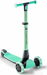 Y Volution Kids Scooter Foldable YGlider NUA 3-Wheel Green