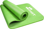 Muscle Power Στρώμα Γυμναστικής Yoga/Pilates Πράσινο (183x61x1cm)