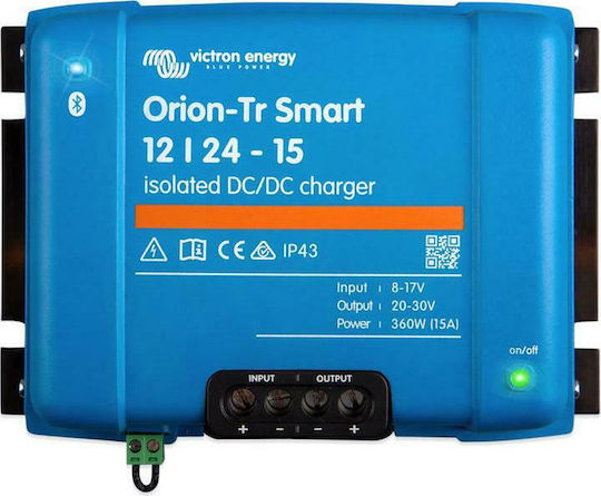 Victron Energy Orion-Tr Smart 12/24-15 Isolated Convertoare de tensiune DC/DC 24V la 12V