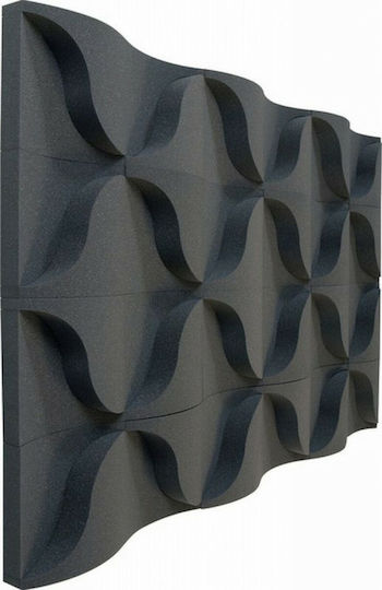 Auralex Audiotile Shockwave Sound Diffusion Corners (96pcs) in Design Wave in Gray Color